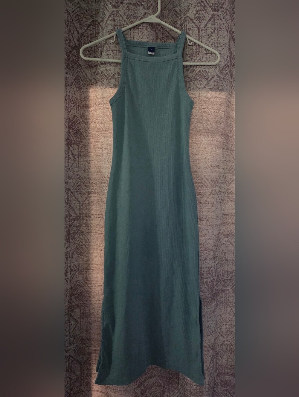 Old Navy Sleeveless Maxi Dress in Teal Green